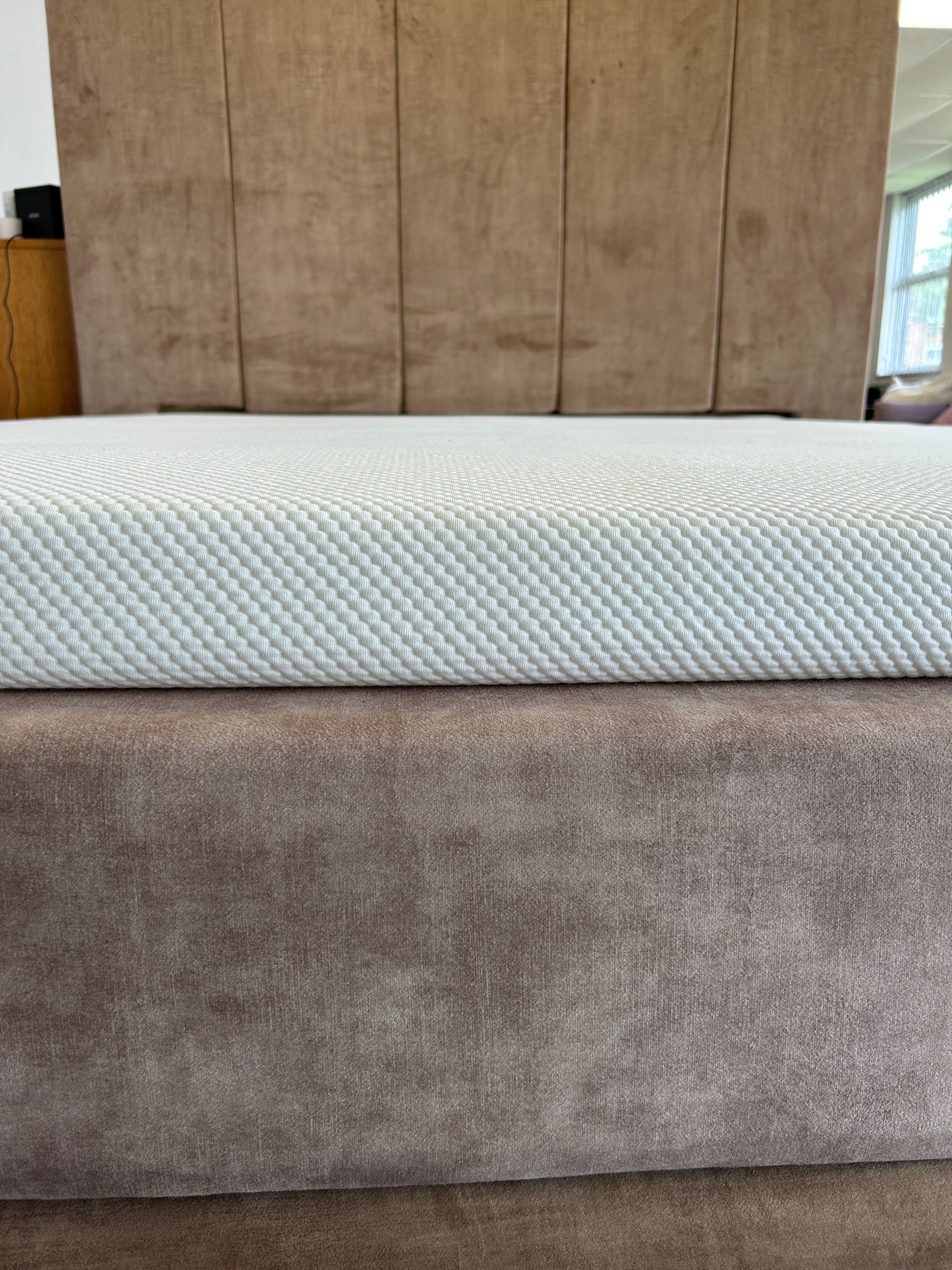 Mattress Topper with Knitted Cover